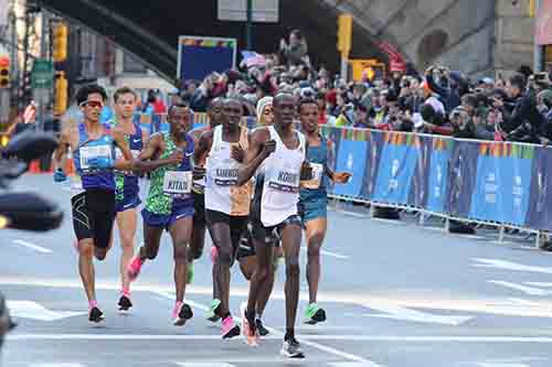 Geoffrey Kamworor vence a maratona de Nova York 2019 / Foto: Divulgação New Balance/fparadizo 